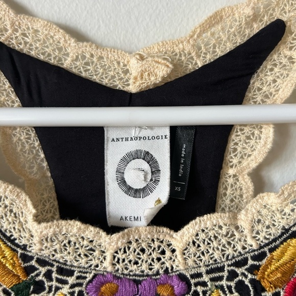 Anthropologie Akemi Kin Mosley Floral Racerback Shirt - Picture 6 of 6